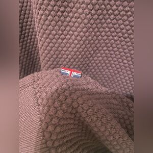 Soul of London Men’s NWT Burgundy Quarter Zip 100% Cotton Sweater Size XXL